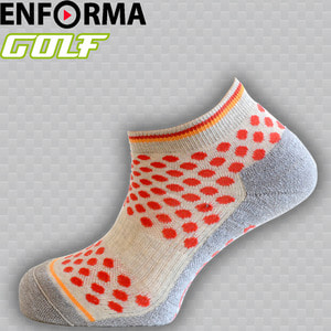 [Enforma]Sneaker Golf red M(260~275) 여성용 골프양말-41039C1